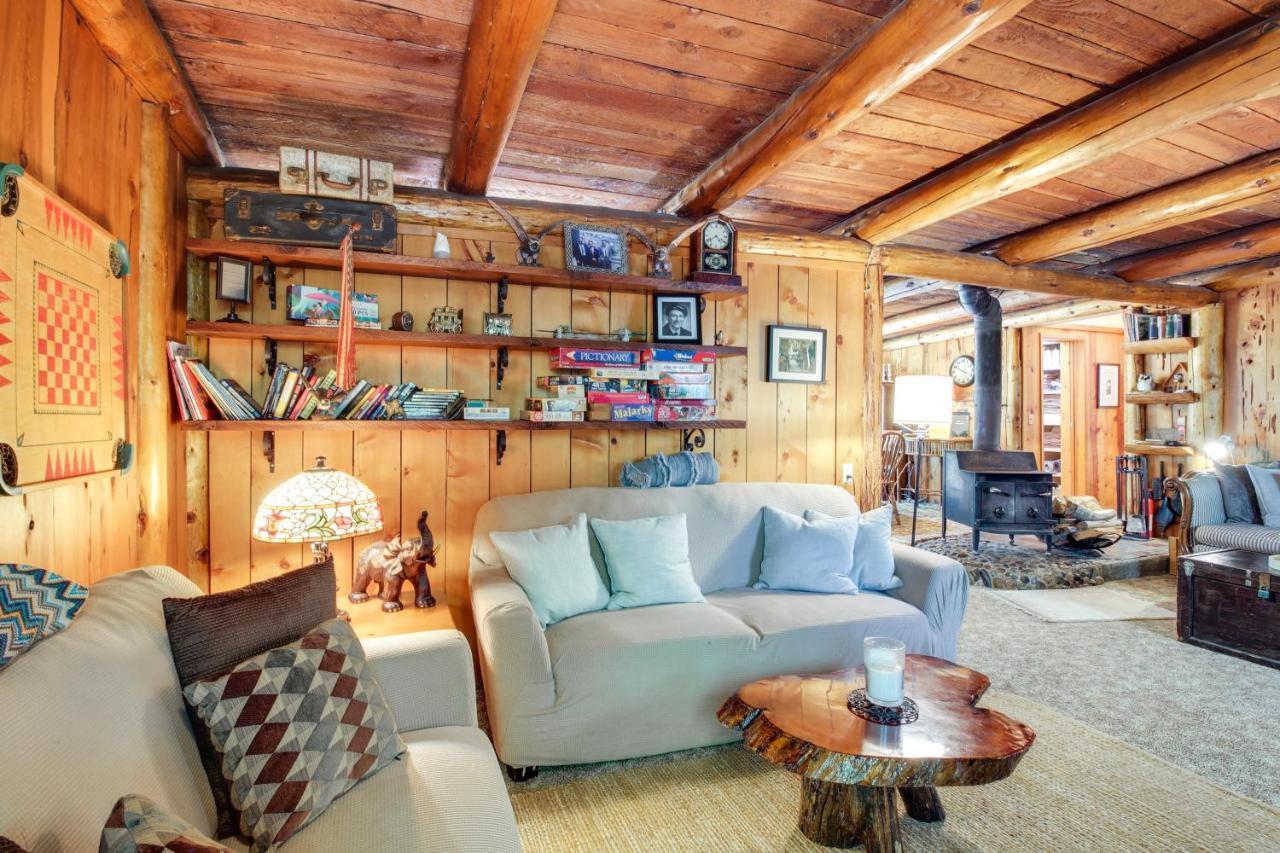 Rustic Bandon Log Cabin On 5 Acres Of Woodlands! 外观 照片