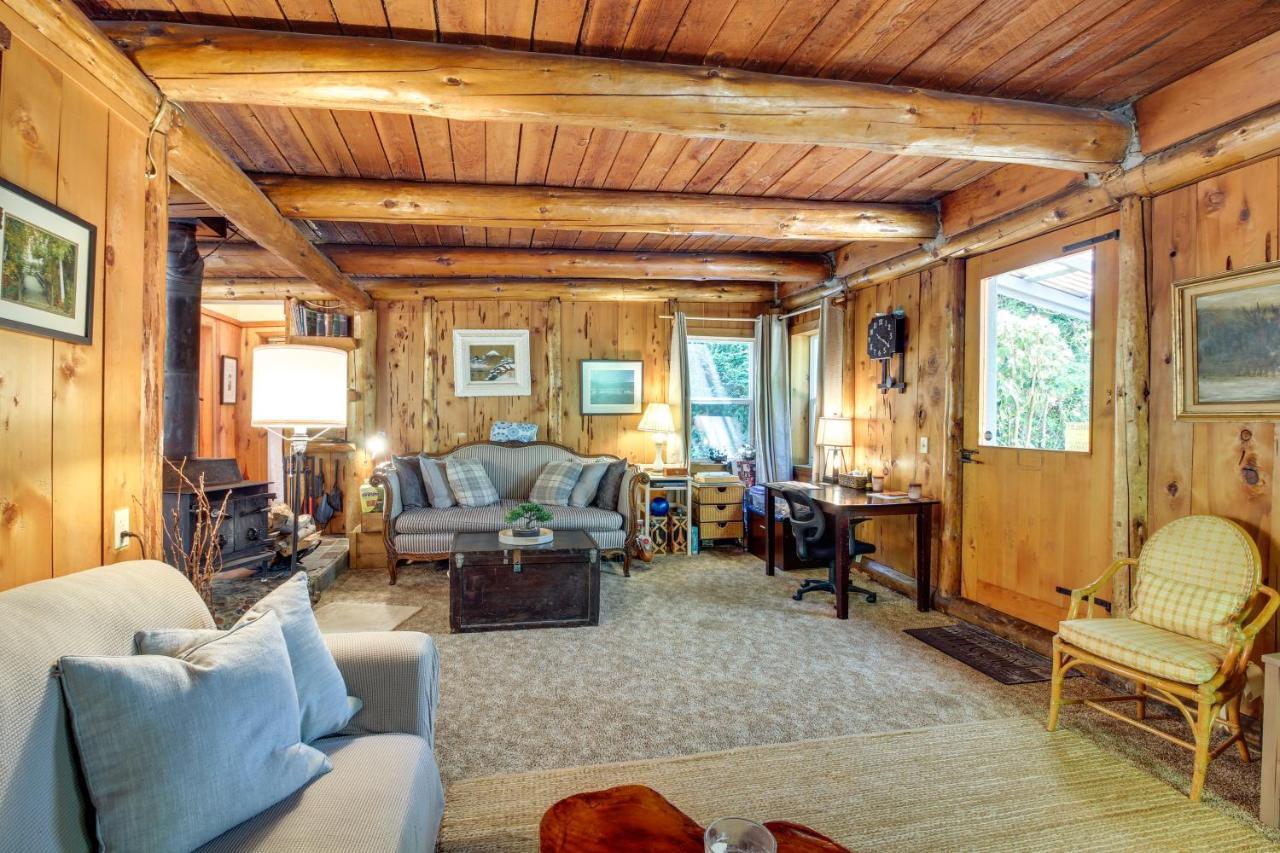 Rustic Bandon Log Cabin On 5 Acres Of Woodlands! 外观 照片