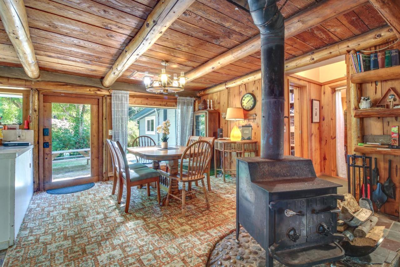 Rustic Bandon Log Cabin On 5 Acres Of Woodlands! 外观 照片
