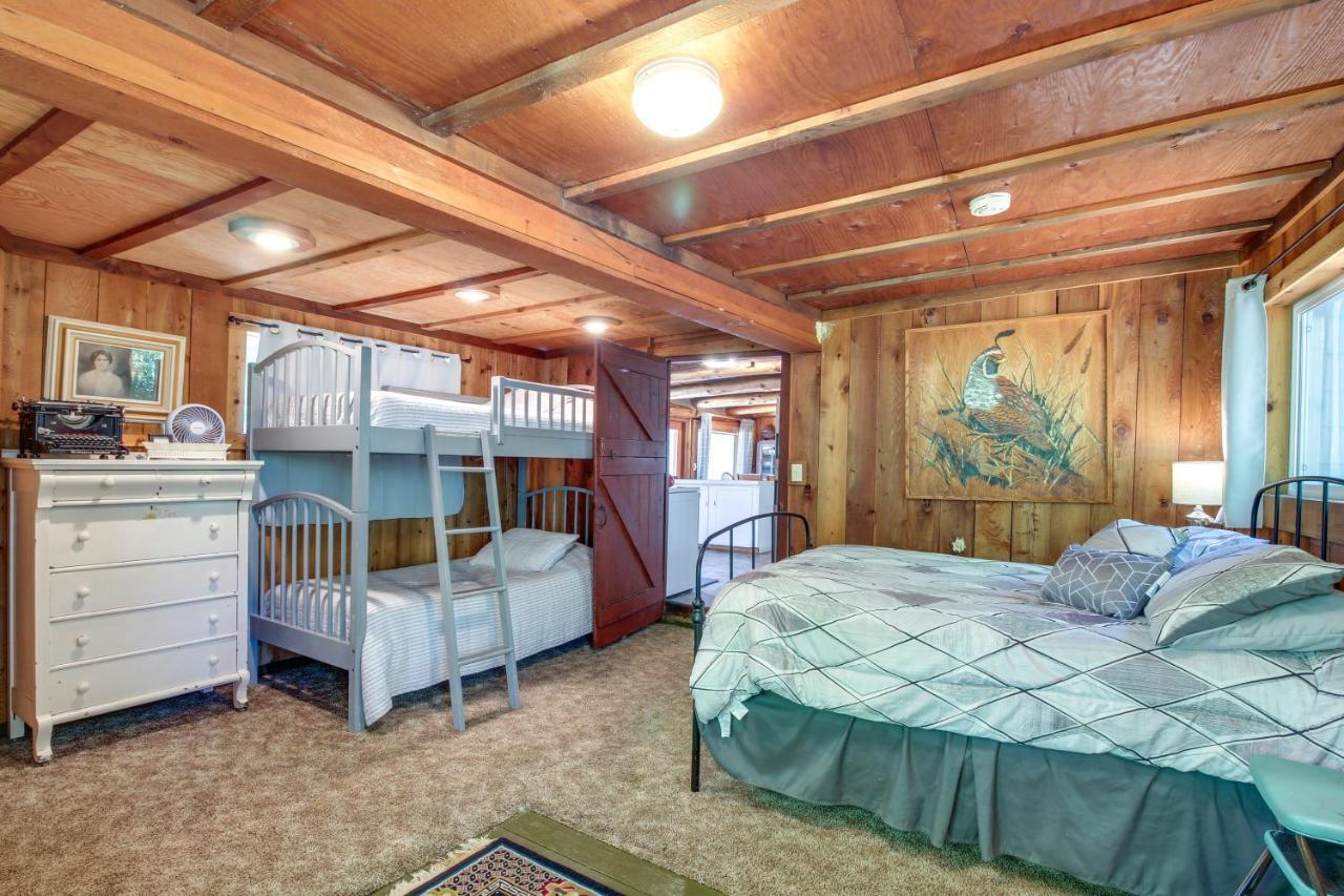 Rustic Bandon Log Cabin On 5 Acres Of Woodlands! 外观 照片