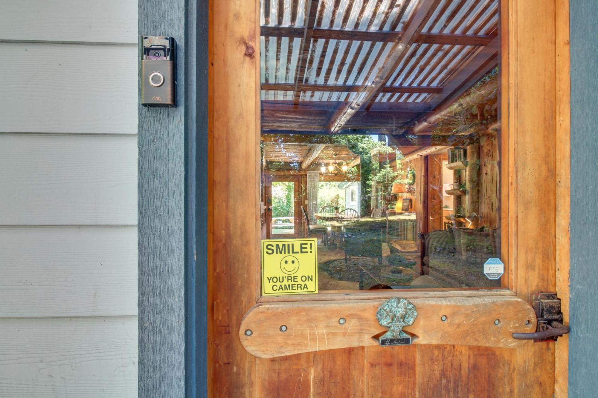 Rustic Bandon Log Cabin On 5 Acres Of Woodlands! 外观 照片