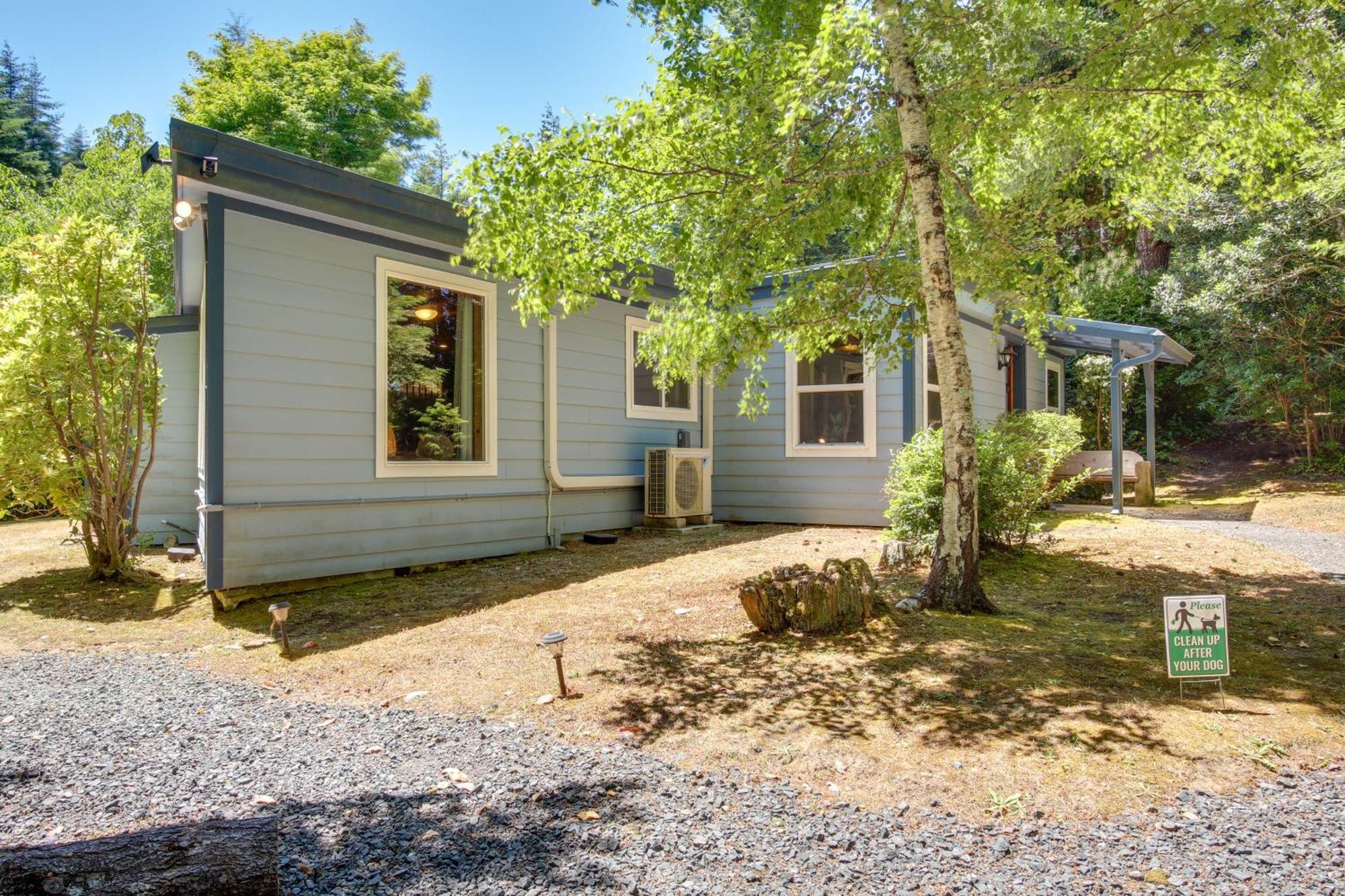 Rustic Bandon Log Cabin On 5 Acres Of Woodlands! 外观 照片